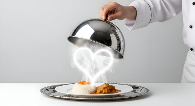 Bucătar pregătind un fel de mâncare